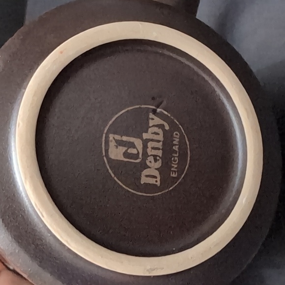 VGT,Denby Rondo, England Set Of 2 Rustic Ceramic Tea Cups. - Picture 7 of 9